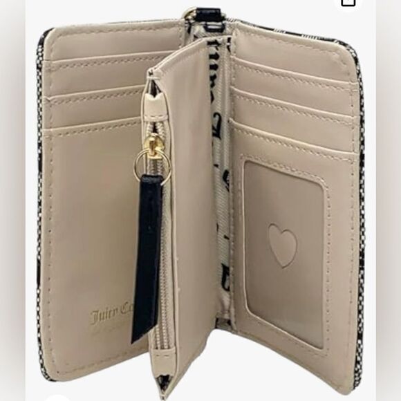 Juicy Couture Heart Liquorice Bifold Wallet - Picture 7 of 8